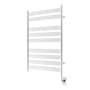 ICO Bath Tuzio Romano 19-1/2"W x 37"H 120 V Hydronic Stainless Steel Towel Warmer Chrome