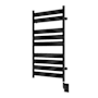 ICO Bath Tuzio Romano 23-1/2"W x 37"H 120 V Hydronic Stainless Steel Towel Warmer Matte Black