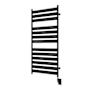 ICO Bath Tuzio Romano 23-1/2"W x 51"H 120 V Hydronic Stainless Steel Towel Warmer Matte Black