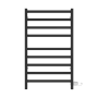 ICO Bath Kontour 24" W x 40" H 110 V Plug-In Stainless Steel Towel Warmer Matte Black