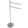 ICO Bath Volkano Double Bar Towel Stand Chrome
