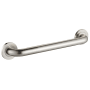 ICO Bath Round 18" Grab Bar Brushed Nickel