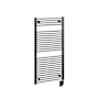 ICO Bath Tuzio Savoy 23-1/2"W x 47-1/2"H 120 V Hardwired Steel Towel Warmer Matte Black