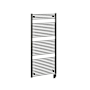 ICO Bath Tuzio Savoy 29-1/2"W x 66-1/2"H 120 V Hardwired Steel Towel Warmer Matte Black