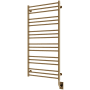 ICO Bath Tuzio Sorano 23-1/2"W x 47-1/2"H 110-120V Hardwired Stainless Steel Towel Warmer PVD Brushed Bronze