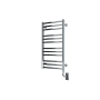 ICO Bath Tuzio Laveno 19-1/2"W x 31"H 120 V Hardwired Steel Towel Warmer Chrome