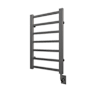 ICO Bath Tuzio Milano 19-1/2"W x 31"H 110 V Hardwired Steel Towel Warmer Brushed Nickel
