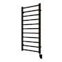 ICO Bath Tuzio Milano 23-1/2"W x 50-1/2"H 110 V Hardwired Steel Towel Warmer Matte Black