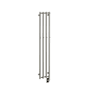 ICO Bath Tuzio Rosendal 10-1/2"W x 59"H 120 V Hardwired Steel Towel Warmer Polished Nickel