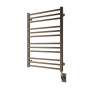 ICO Bath Tuzio Avento 19-1/2"W x 31"H Hydronic Steel Towel Warmer Polished Nickel