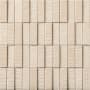INAX ECOCARAT - Roughsawn - 1" x 3" Rectangle Linear Wall Mosaic Tile - Interior Dry Walls Only - Textured Visual - Sold by Carton (10.47 SF/Carton) Beige