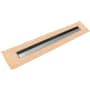Infinity Drain 48" FCSAS 38 Linear Drain Kit with 1.5" Wedge Wire Grate Matte Black