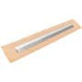 Infinity Drain 48" FCSAS 38 Linear Drain Kit with 1.5" Wedge Wire Grate Matte White