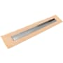 Infinity Drain 48" FCSAS 38 Linear Drain Kit with 1.5" Wedge Wire Grate Polished Stainless