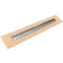 Infinity Drain 48" FCSAS 38 Linear Drain Kit with 1.5" Wedge Wire Grate Satin Stainless