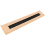 Infinity Drain 24" FCSIG 65 Linear Drain Kit with 2 1/2" Perforated Slotted Grate Matte Black