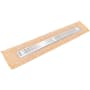 Infinity Drain 24" FCSIG 65 Linear Drain Kit with 2 1/2" Perforated Slotted Grate Matte White