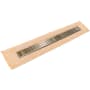 Infinity Drain 24" FCSIG 65 Linear Drain Kit with 2 1/2" Perforated Slotted Grate Satin Champagne