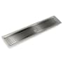 Infinity Drain 32" FFAS 100 Linear Drain Kit with 4" Wedge Wire Grate Polished Stainless