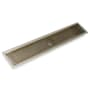 Infinity Drain 32" FFAS 100 Linear Drain Kit with 4" Wedge Wire Grate Satin Bronze