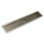Infinity Drain 32" FFAS 100 Linear Drain Kit with 4" Wedge Wire Grate Satin Champagne