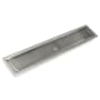 Infinity Drain 32" FFAS 100 Linear Drain Kit with 4" Wedge Wire Grate Satin Stainless