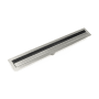 Infinity Drain 42" FFAS 38 Linear Drain Kit with 1.5" Wedge Wire Grate Matte Black