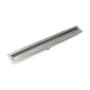 Infinity Drain 42" FFAS 38 Linear Drain Kit with 1.5" Wedge Wire Grate Gunmetal
