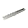 Infinity Drain 42" FFAS 38 Linear Drain Kit with 1.5" Wedge Wire Grate Polished Stainless