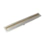 Infinity Drain 42" FFAS 38 Linear Drain Kit with 1.5" Wedge Wire Grate Satin Bronze