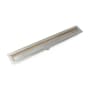 Infinity Drain 42" FFAS 38 Linear Drain Kit with 1.5" Wedge Wire Grate Satin Champagne