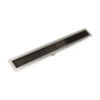 Infinity Drain 36" FFAS 65 Linear Drain Kit with 2 1/2" Wedge Wire Grate Oil Rubbed Bronze