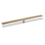 Infinity Drain 42" FFGR 65 Linear Drain Kit with 2 1/2" Adhesion Style Grate Polished Brass