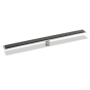 Infinity Drain 48" FFGR 65 Linear Drain Kit with 2 1/2" Adhesion Style Grate Gunmetal