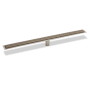 Infinity Drain 48" FFGR 65 Linear Drain Kit with 2 1/2" Adhesion Style Grate Satin Champagne