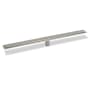 Infinity Drain 60" FFGR 65 Linear Drain Kit with 2 1/2" Adhesion Style Grate Polished Stainless