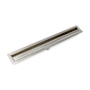 Infinity Drain 32" FF Series Complete Kit with 1-1/2" Perforated Offset Slot Grate Satin Bronze