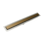 Infinity Drain 42" FFSG 65 Linear Drain Kit with 2 1/2" Solid Grate Satin Bronze