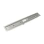 Infinity Drain 24" FFST Slot Linear Drain Kit Satin Stainless