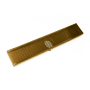 Infinity Drain 32" FXAS 100 High Flow Linear Drain Kit with Wedge Wire Grate and PVC Drain Body Polished Gold