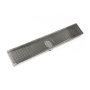 Infinity Drain 32" FXAS 100 High Flow Linear Drain Kit with Wedge Wire Grate and PVC Drain Body Satin Stainless