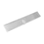 Infinity Drain 36" FXAS 100 High Flow Linear Drain Kit with Wedge Wire Grate and Cast Iron Drain Body Matte White