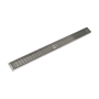 Infinity Drain 42" FXAS 65 Linear Drain Kit with Wedge Wire Grate Satin Stainless