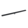 Infinity Drain 24" FXGR 65 Linear Drain Kit with Adhesion Style Grate Matte Black