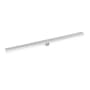 Infinity Drain 60" FXGR 65 Linear Drain Kit with Adhesion Style Grate Matte White