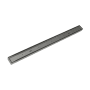 Infinity Drain 24" FXLTIF 65 Linear Drain Kit with Tile Gunmetal