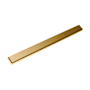 Infinity Drain 36" FX Series Complete Kit with Solid Grate Polished Brass