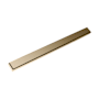 Infinity Drain 36" FX Series Complete Kit with Solid Grate Satin Champagne