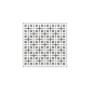 Infinity Drain 5" x 5" KD 5 Center Drain Kit with Link Pattern Decorative Plate, Cast Iron Drain Body for Hot Mop and 2" Outlet Matte White