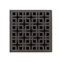 Infinity Drain Link 4" Drain Grate Only for Select Infinity Drain Center Drains Oil Rubbed Bronze